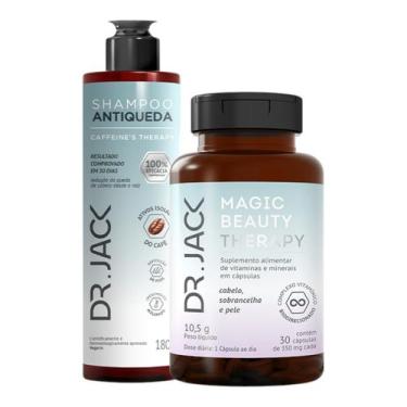 Imagem de Kit Dr. Jack Shampoo 180ml + Capsulas Magic Beauty 350mg