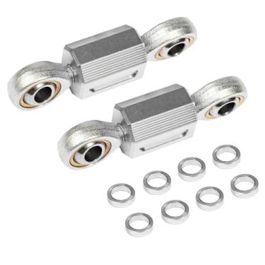 Imagem de KAMIYONG 2 peças de barra oscilante Conjunto de juntas Heim 8 cm lingote de ligação de alumínio adequado para modelos Can-Am Spyder F3, RT, ST e RS 2013+, prata