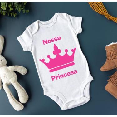 Imagem de Body Personalizado Bebê Minha Pequena Princesa - ds, G (6 a 9 Meses)