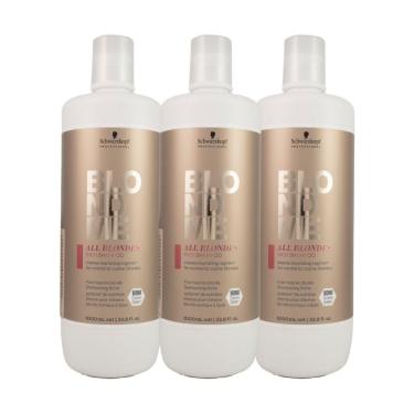 Imagem de Schwarzkopf BlondMe All Blondes Rich Kit 3 Shampoo 1L