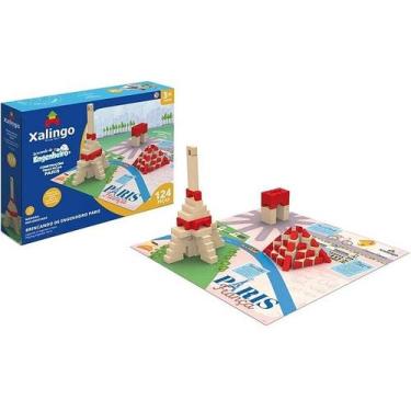 Imagem de Jogo Brincando de Engenheiro Paris 124 Peças Xalingo