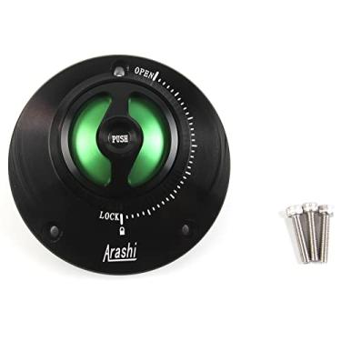 Imagem de Tampa de tanque de combustível sem chave CNC para Yamaha MT10 MT-10, MT07 FZ07 MT-07 FZ-07, MT09, FJ09 Tracer, MT-09 SR, FZ09 FZ-09/ MT03 MT01, XJ6 XJ600 DIVERSION acessórios de motocicleta verde