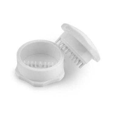 Imagem de Triturador de Alho Manual em Plástico Abs 8cm Kehome, BRANCO, 8CM
