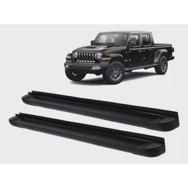 Imagem de Estribo Lateral Preto jeep gladiator rubicon 2022 2023 2024 plataforma