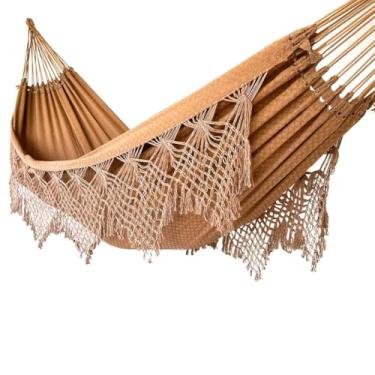 Imagem de Rede De Dormir Descanso Casal Luxuosa Gigante(CARAMELO)