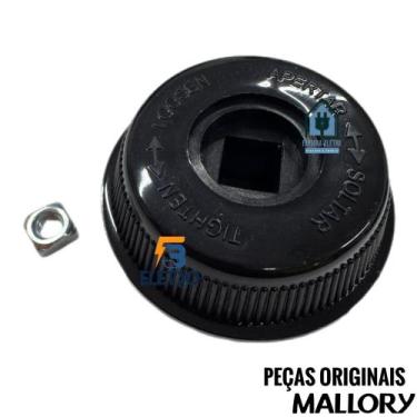 Imagem de Porca Trava da Hélice para Ventiladores Mallory Original Preto de 30cm