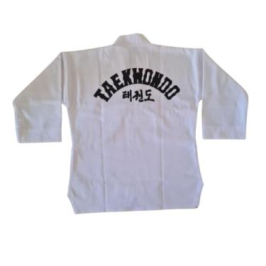Imagem de Dobok Kimono Taekwondo - Brim Leve - Branco Infantil Homologado (M3)