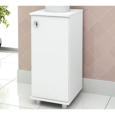 Imagem de Balcão Para Bebedouro 01 Porta Bl3306 Branco Branco