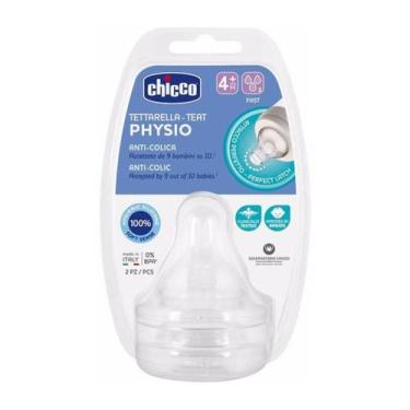 Imagem de Bico Chicco Perfect5 4M+ Fluxo Rápido  Kit com 2 Unidades