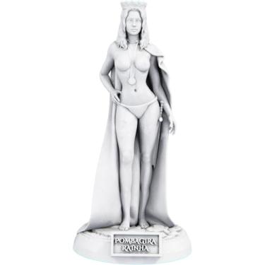 Imagem de Estátua Pombagira Rainha Imagem Umbanda Candomblé (Cor Mármore)