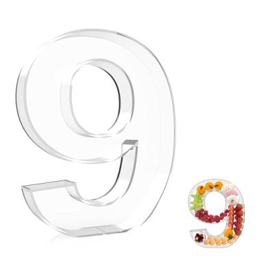 Imagem de Caixa de tabuleiro de charcutaria de acrílico extra grande de 35 cm, bandeja de servir reutilizável para bolo e doces, para decoração de festa de aniversário de aniversário (9)