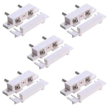 Imagem de UHPPOTE Interruptor de detector de vazamento líquido de sonda de água com fio sensor único para sistema de alarme (pacote com 5)