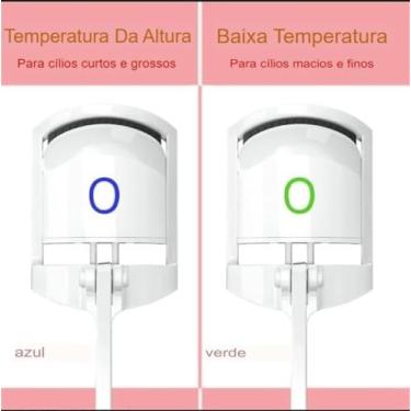 Imagem de Curvador de Cílios Elétrico Térmico, Aquecido, Modelador para Maquiagem