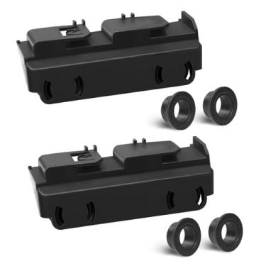 Imagem de WD28X27241 Kit de substituição de suporte de rack e rolo para lava-louças GE Conjunto de rodas inferiores, intercambiáveis com os lados L e R - Substitui WD12X10439, WD12X10446, WD12X10447 (pacote com