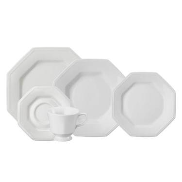 Imagem de Aparelho de Jantar e Chá Porcelana Schmidt 30 Peças - Mod. Prisma 077,