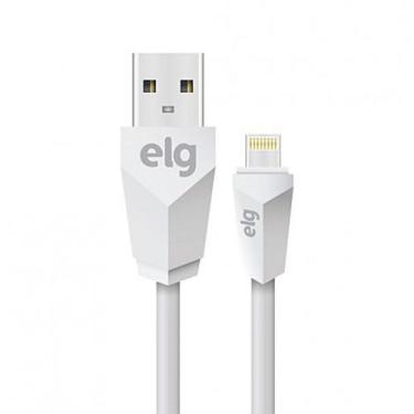 Imagem de Cabo Branco 2M Lightning ELG L820 Compatível iPhone XR orig