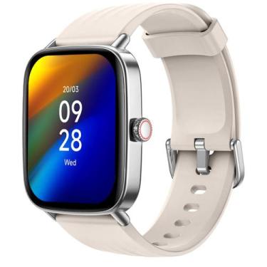 Imagem de Smartwatch Ankoo W002 Nude 1.85  Tela Touch, Chamadas Bluetooth, AI Vo