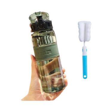 Imagem de Garrafa De Água Esportiva À Prova De Vazamento De 500ml Com Filtro De 