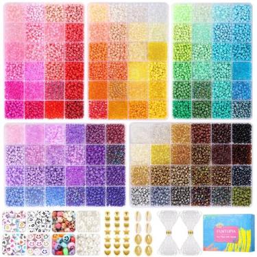 Imagem de Seed Beads Funtopia 4 mm, 13.000 unidades+fabricação de joias, 120 cor