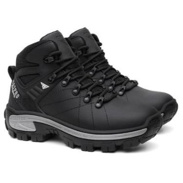 Imagem de Bota Masculina CATPRO Cano Médio em Couro Resistente com Solado Leve para Trilhas e Trabalho-Masculino