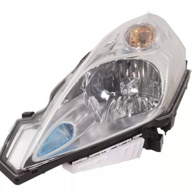 Imagem de Lâmpada esquerda direita LED luz diurna frontal LED conjunto de farol lâmpada de canto ampla compatível com LEAF 2015-2017 260109RB0A (direita)