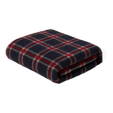 Imagem de Manta Cobertor Em Microfibra 180x200cm Toque Aveludado Estampada Casal 1 Peça | ADMIRARE (XADREZ)