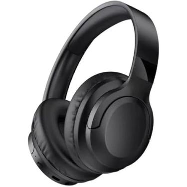 Imagem de Fone De Ouvido Bluetooth 5.3 Headphone Sem Fio Fone Corrida Academia Com Cancelamento de Ruído On-ear Dobrável Qualidade PREMIUM (Preto)
