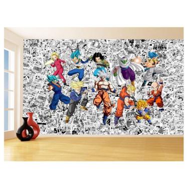 Imagem de Papel De Parede Dragon Ball Goku Vegeta Anime 3,5M Dbz102