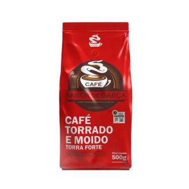 Imagem de Cafe torrado e moido extra forte em pó 500g sabor de garça