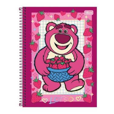 Imagem de Caderno Lotso Toy Story Universitário Disney Pixar 1 Matéria, Rosa/Ces