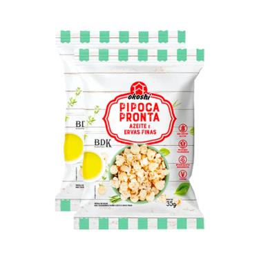 Imagem de Kit 2X: Pipoca de Milho com Ervas Finas Okoshi 35g
