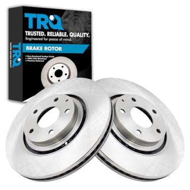 Imagem de TRQ Conjunto de 2 pares de rotor de freio a disco dianteiro LH RH para CX-5 CX-9 6