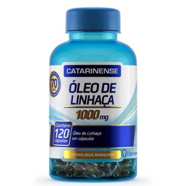 Imagem de Óleo de Linhaça - 120 cápsulas - Catarinense