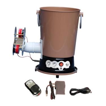 Imagem de oshhni Robô de Tênis de Mesa, Máquina Robótica de Pingue-Pongue, Lançador de Bolas para Máquina de Tênis de Mesa, Dispositivo Elétrico de Treinamento para, Marrom