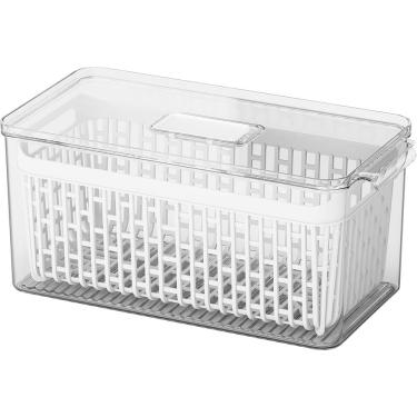 Imagem de Organizador de Geladeira com Cesto 6 Litros Coza Dry Cristal