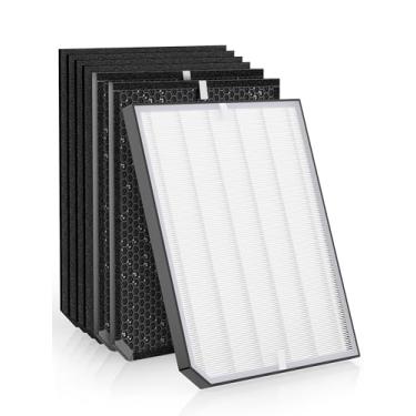 Imagem de 2000 filtros de substituição compatíveis com purificadores de ar AD2000 e AD2000i – Inclui 1 filtro de eficiência emoldurado, 2 filtros de carbono e 4 pré-filtros – Compare com a peça # ADF2001