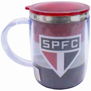Imagem de Caneca Térmica Com Tampa 450ml - São Paulo SPFC-Unissex
