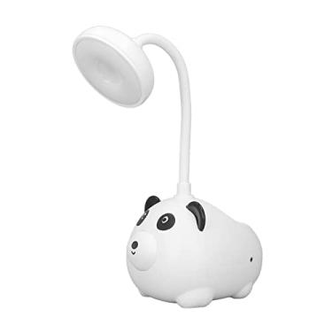 Imagem de aqxreight Luz de Leitura Infantil Panda Base Flexível Pescoço de Ganso USB 600mAh Lâmpada de Mesa LED para Estudo Em Família Olhos de Escritório Evitando Flexib Luz de Leitura InfantilLâmpada de