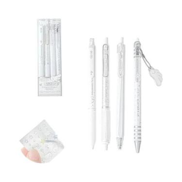 Imagem de Conjunto De Canetas Neutras Cute Angel 4PC, Canetas Gel Para Estudante