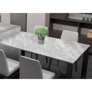 Imagem de Papel De Parede Adesivo De AlumíNio Para Cozinha – à Prova De áGua E Resistente A óLeos, Adequado Para ArmáRios E Paredes(Cinza,5M*60CM)