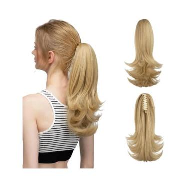 Imagem de Extensões De Cabelo Sintético Em Rabo De Cavalo Com Clipe De 14 Polega