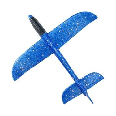 Imagem de Avião De Espuma Grande De 50CM Com Luz LED, Brinquedo De Lançamento Ma
