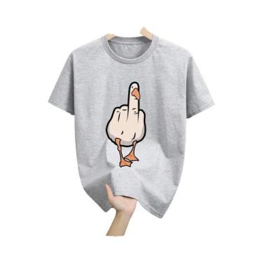 Imagem de Camiseta Masculina De Verão Em Algodão Casual Esportiva Com Estampa Di