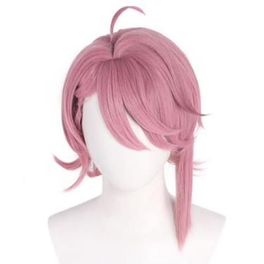 Imagem de Peruca Cosplay Dans Da Dans Shiratoris Airas Cabelo Sintético 40cm - y