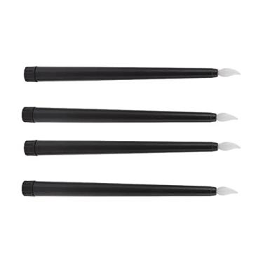 Imagem de Solinder Vela Cônica LED Elétrica Sem Chama, Castiçais de Luz Quente, Seguros e Ecológicos, Sem Fumaça, Velas Decorativas Cintilação de Longa Duração Com Luz Quente, Amplamente (Preto)