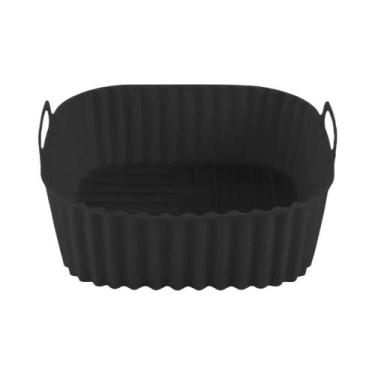 Imagem de Placa De Cozimento Reutilizável De Silicone Para Air Fryer, Cesta Para