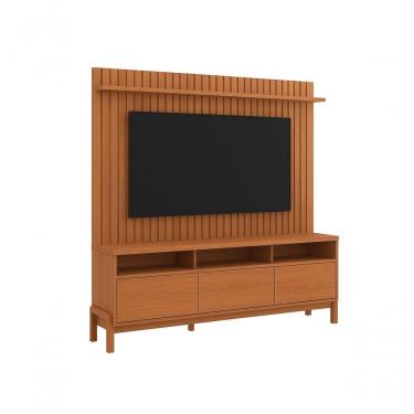 Imagem de Rack Bancada Com Painel Para Tv De Até 70 Em Mdf França Jequitiba