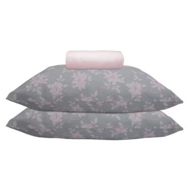 Imagem de Jogo de Lençol KazzaVip Queen Malha 100% Algodão Lençol com Elástico G