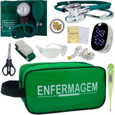 Imagem de Kit Enfermagem Aparelho Pressão Esteto Frete Grátis Promocao - Love Sa