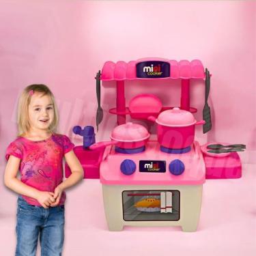 Imagem de Mini Fogão Com Acessórios, Pia E Mesa Removíveis - BS TOYS